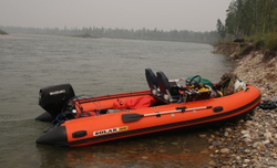 Надувная ПВХ-лодка Solar-500 Jet Tunnel