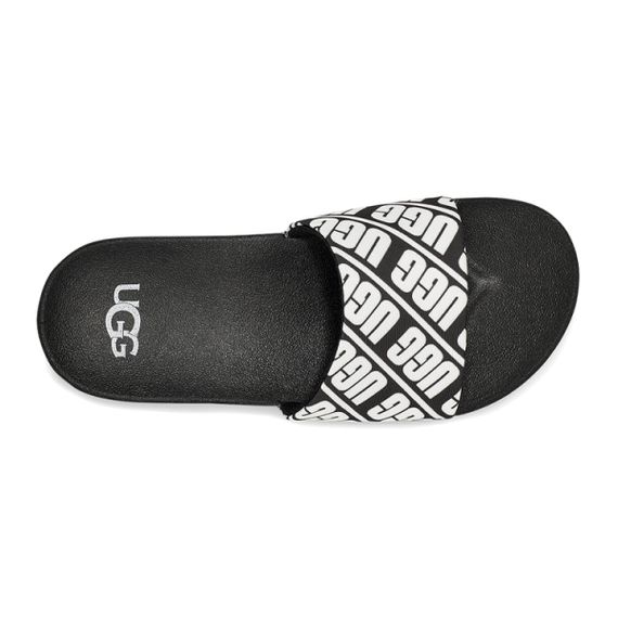Ugg Beach Slide 'Black White'