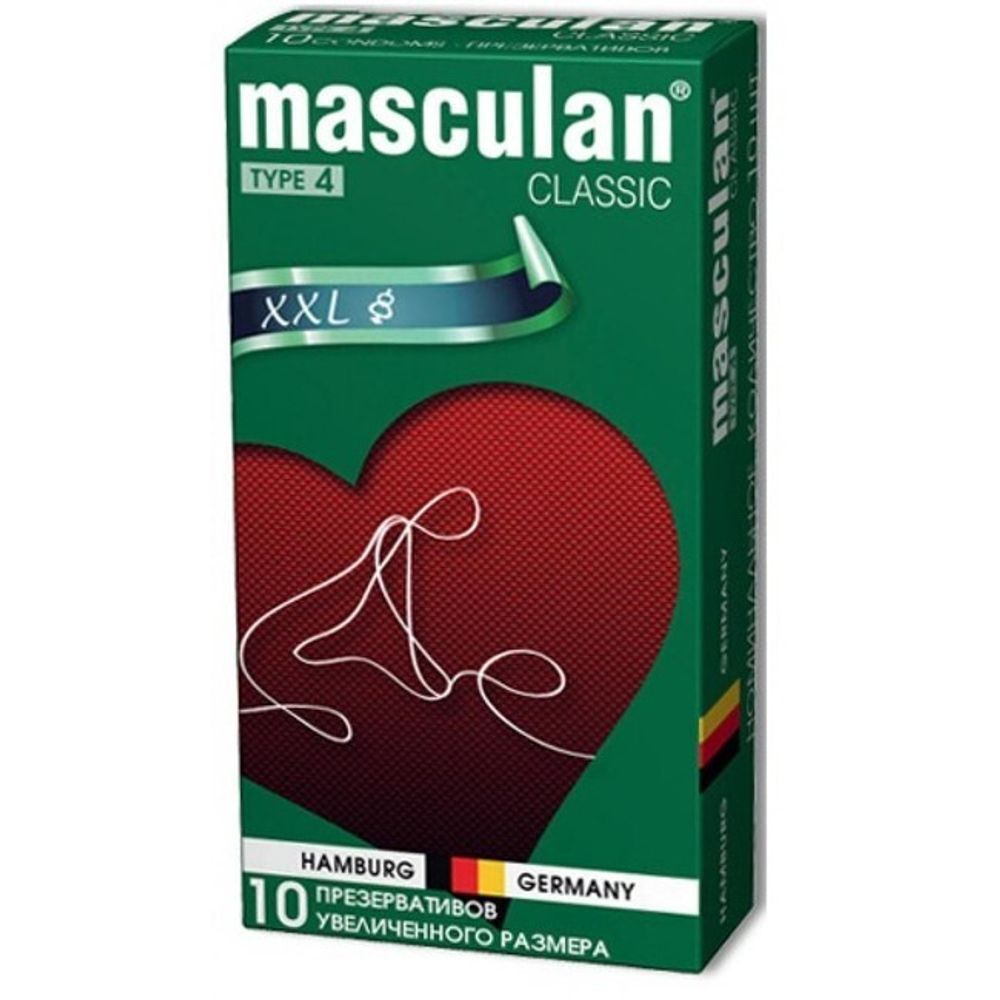 Презервативы увеличенного размера Masculan тип 4 (10 шт.) (Цвет: прозрачный)