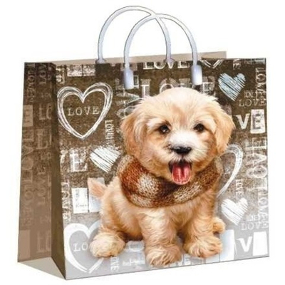 Пакет мягкий пластик 30х30 (150 мкм) "Любимчик" лам. (10/40 шт.) Интерпак