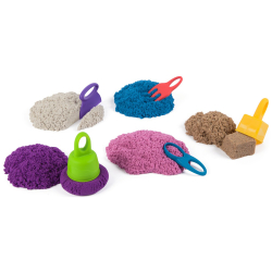 Kinetic Sand - Walizka z 5 rodzajami piasku kinetycznego 907 g 20146591 => Kinetic Sand - Чемодан с 5 видами кинетического песка 907 г 20146591