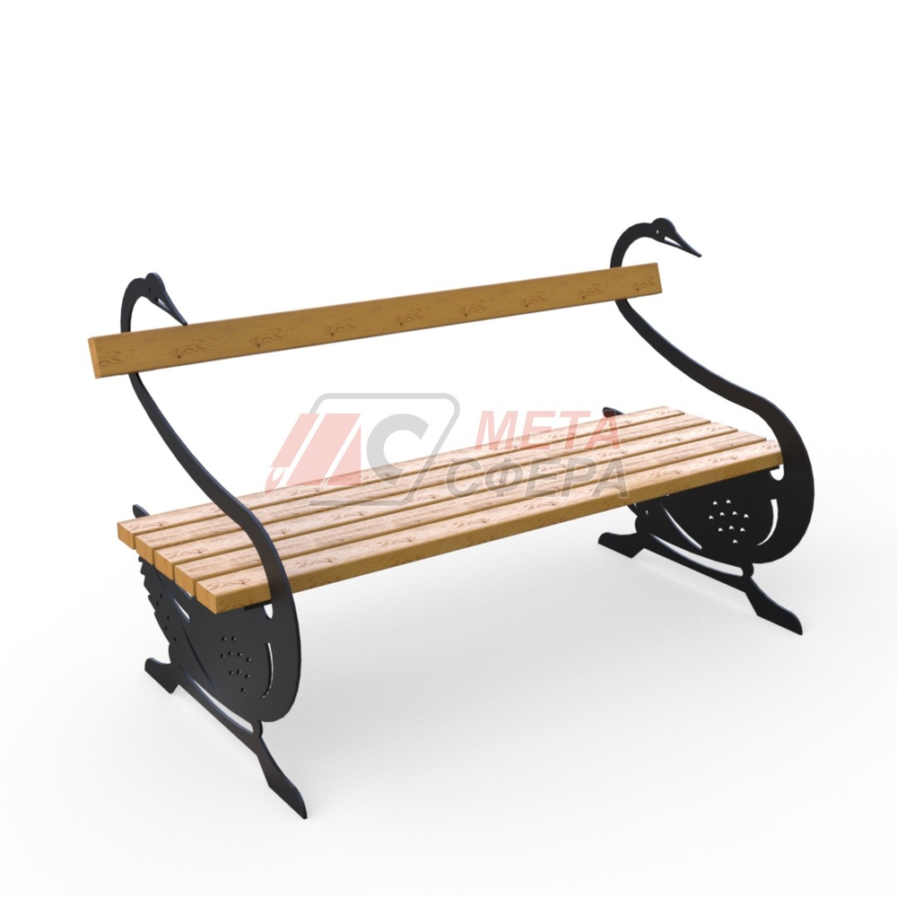 Скамейка Лебедь