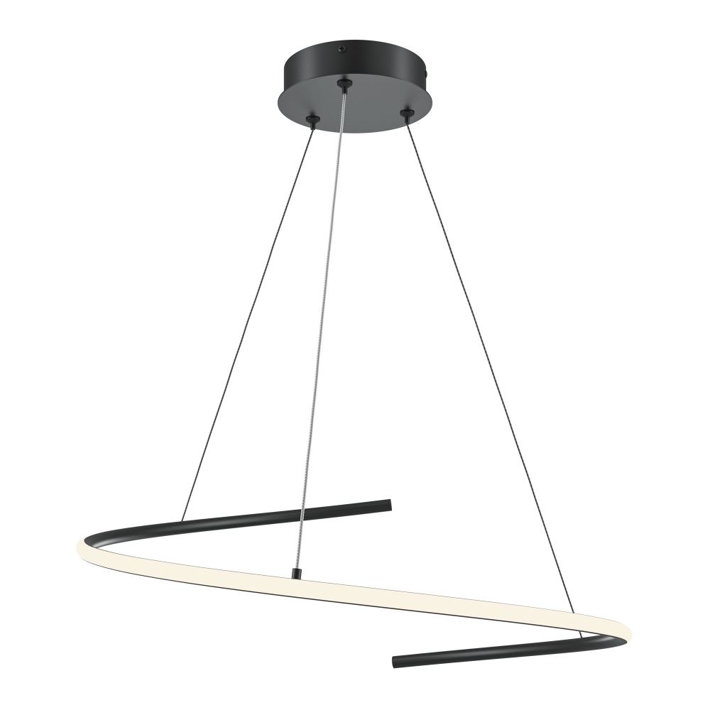 Люстра светодиодная Maytoni Curve MOD242PL-L33BK