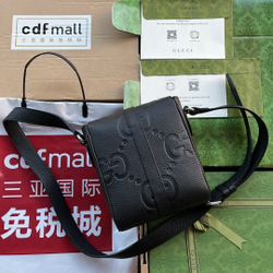 Gucci Jumbo GG Messenger Bag 18 cm