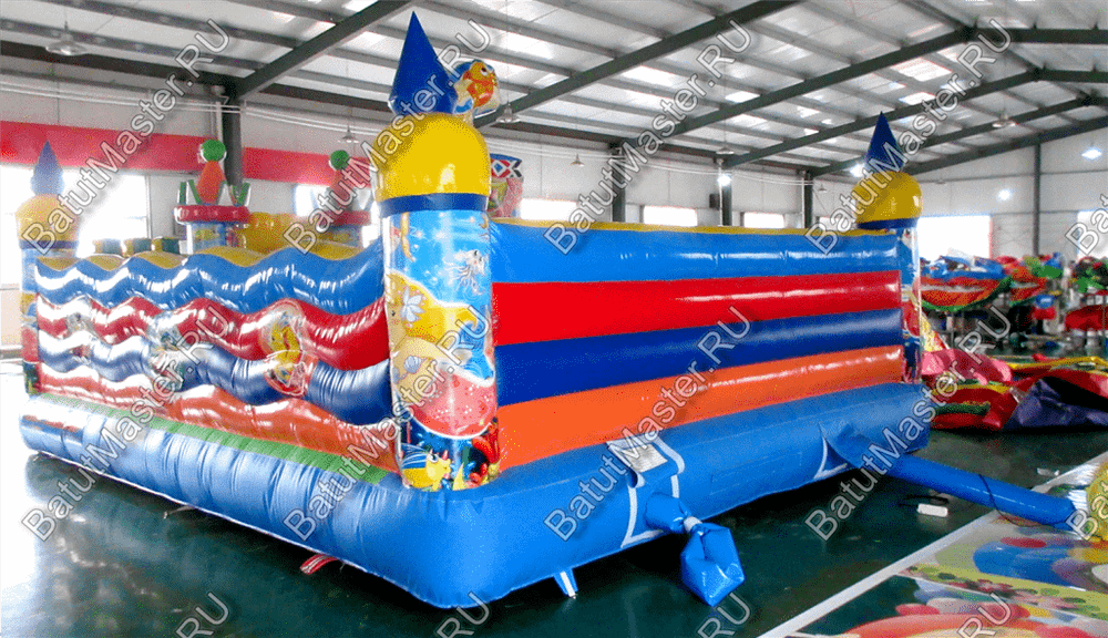 Коммерческий надувной батут "Приключения на море" 6*5*2,8 м