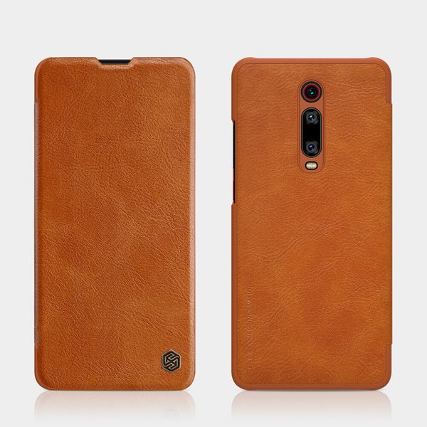 Чехол-книжка Nillkin Qin Leather Case для Xiaomi Mi 9T/ 9T Pro (Коричневый)
