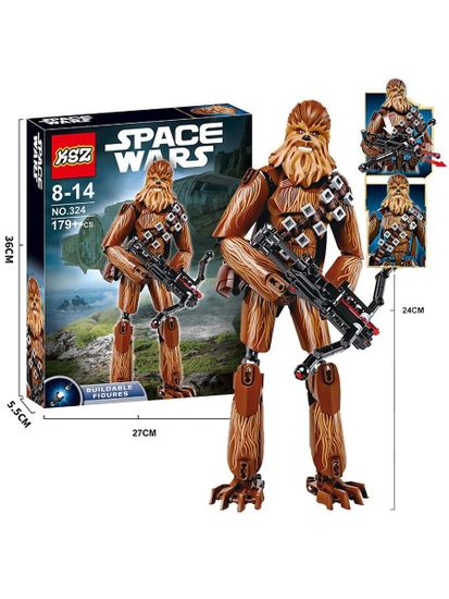 Конструктор " Звездные войны " Чуббака  24 см , 179 деталей