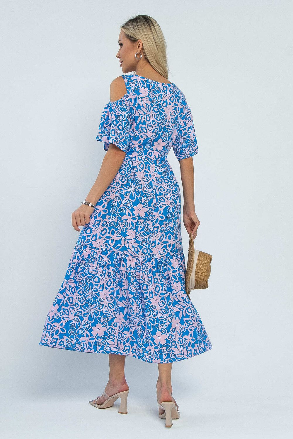 Платье Марианна (сине-розовое) П13472-5М LT Collection