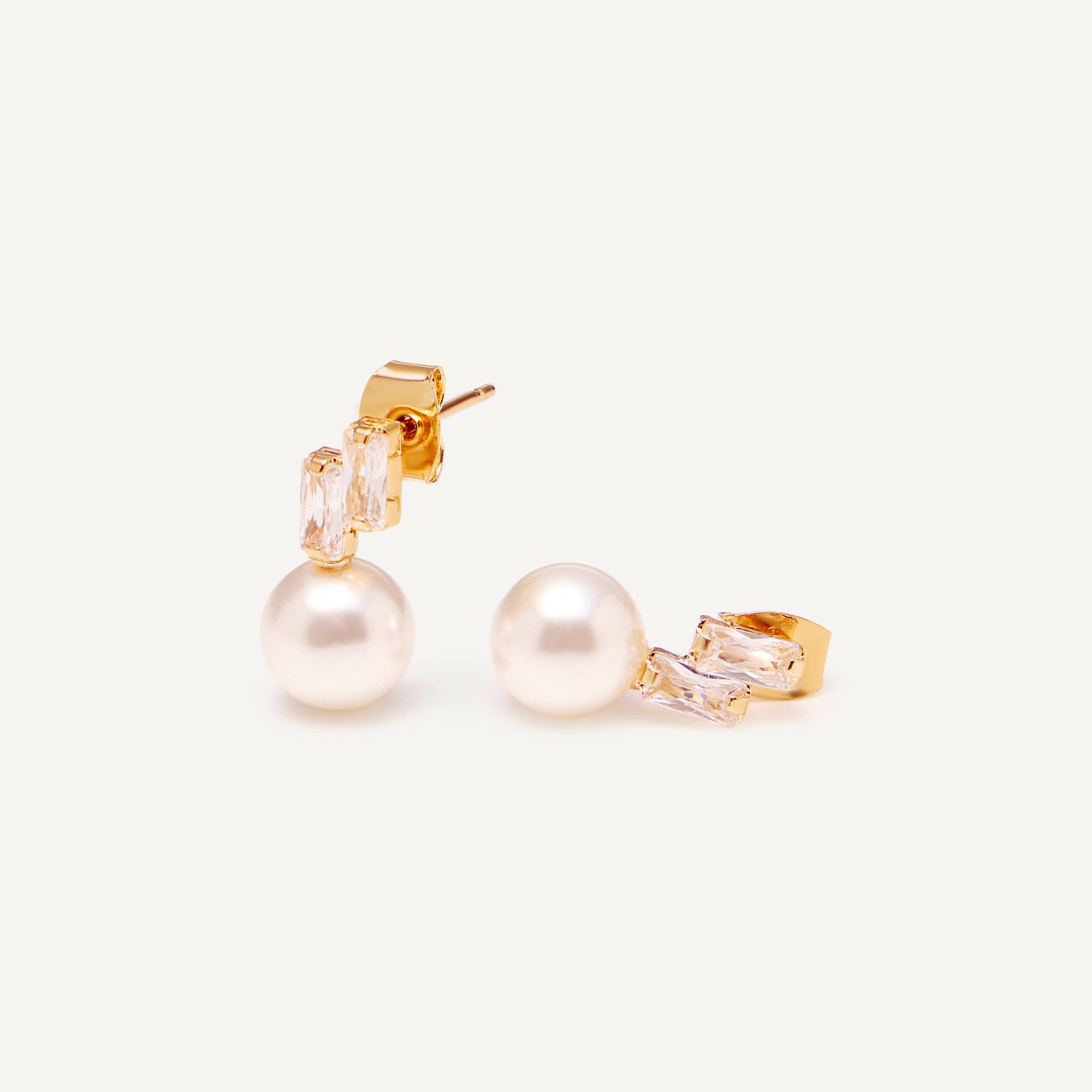 Серьги Serenity Glow Studs - Gold