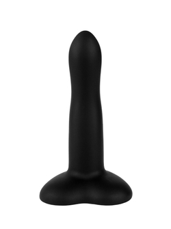 Черный нереалистичный дилдо Emotional на присоске - 13 см.