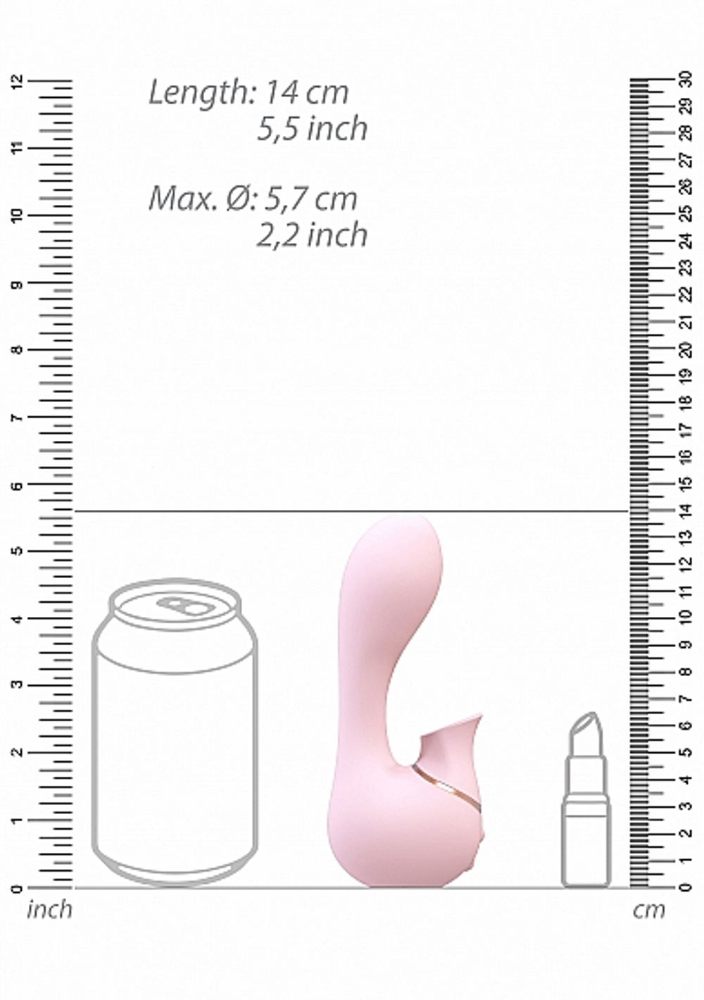 Вакуумно-волновой стимулятор Irresistible Mythical, розовый