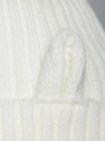 Шапка зимняя с помпоном и ушками для девочки