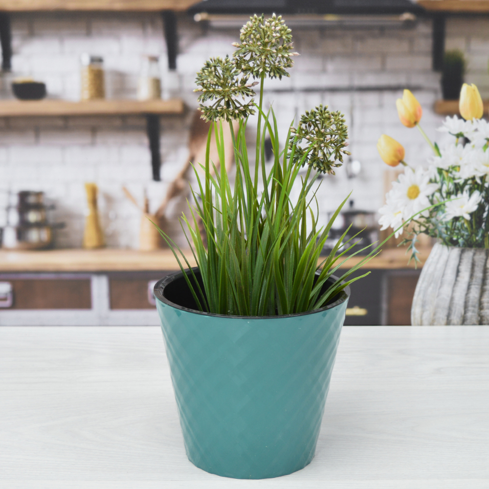 Горшок цветочный Manhattan 1,6л D160мм, тропический лес