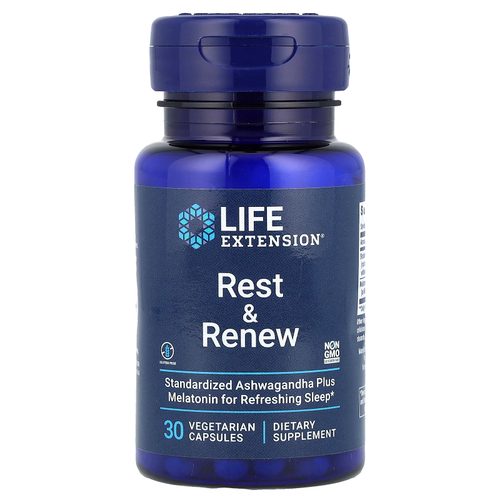 Life Extension, Rest & Renew, 30 вегетарианских капсул