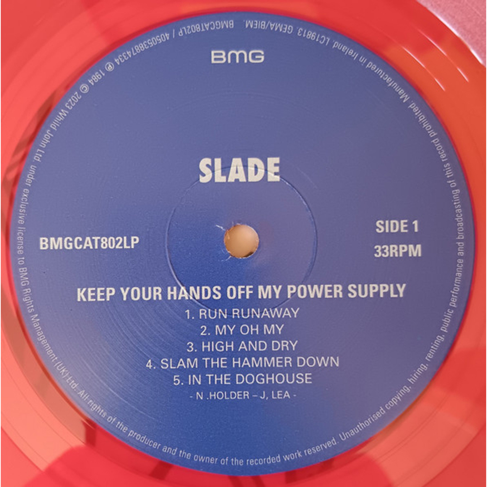 Slade / Keep Your Hands Off My Power Supply (Coloured Vinyl)(LP)