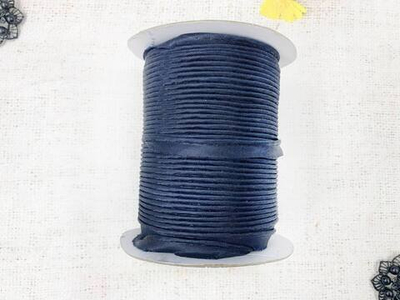 Кант атласный, ш. 1,3 см/кант 3 мм, тёмно-синий