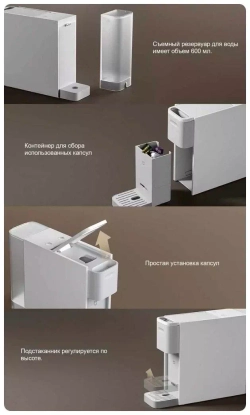 Кофемашина капсульная Xiaomi Mijia Capsule Coffee Machine (S1301)