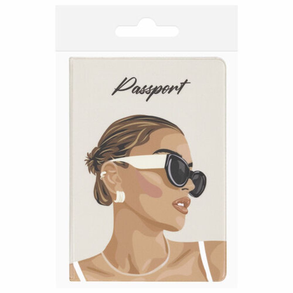 Обложка для паспорта "Cool Mix", два кармана, 10 дизайнов ассорти, цветной принт, ПВХ, STAFF, 238340