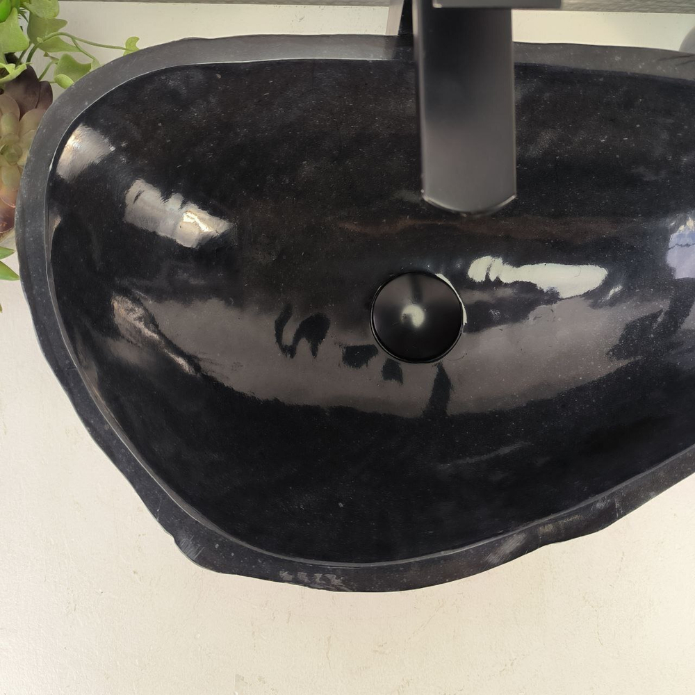 Раковина из речного камня RS-65491 49*31*15 0856