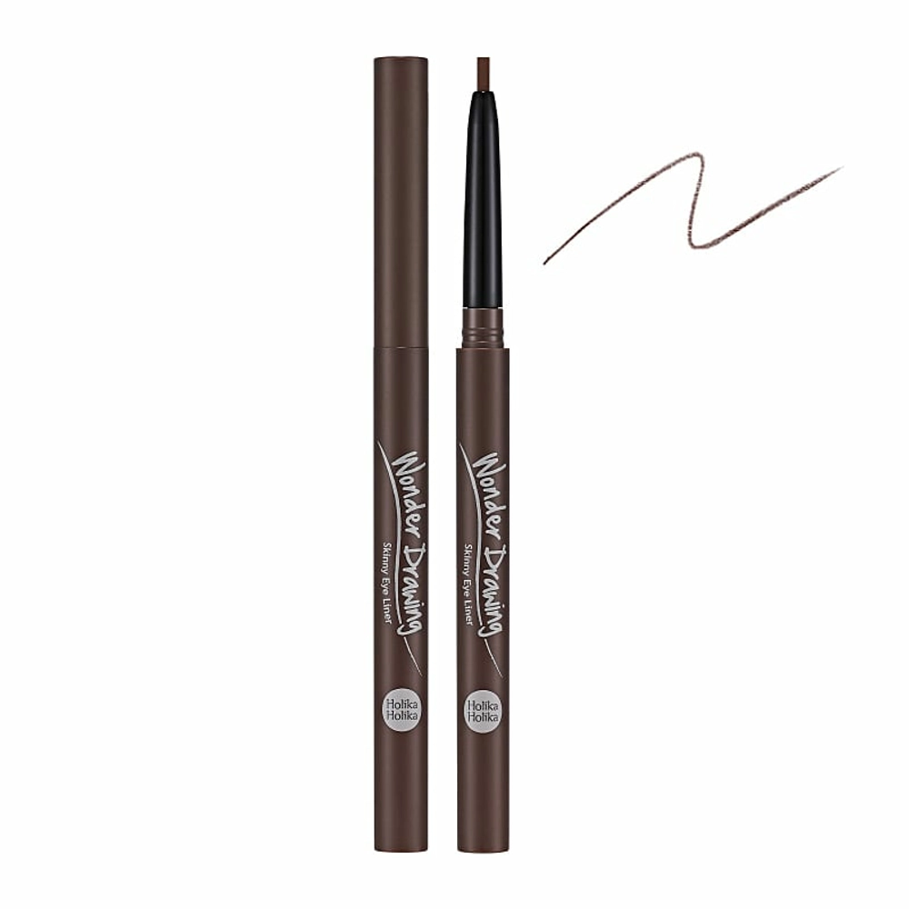 Подводка-карандаш для глаз коричневая HOLIKA HOLIKA Skinny Eyeliner 03 Walnut Brown 0,14 гр