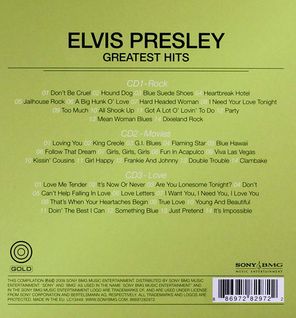 Elvis Presley / Gold Elvis Presley Greatest Hits (3CD)