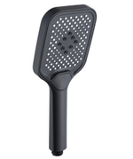 3027-1 Лейка для душа, черный 10*26.5см (3-функций,кнопка) HANSEN (50/1шт)