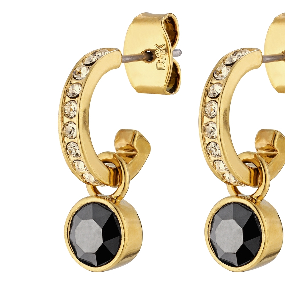 Серьги Dyrberg Kern DESSA SG BLACK / GOLDEN 390014