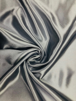 Ткань Креп-сатин серебристый серый арт. 104076