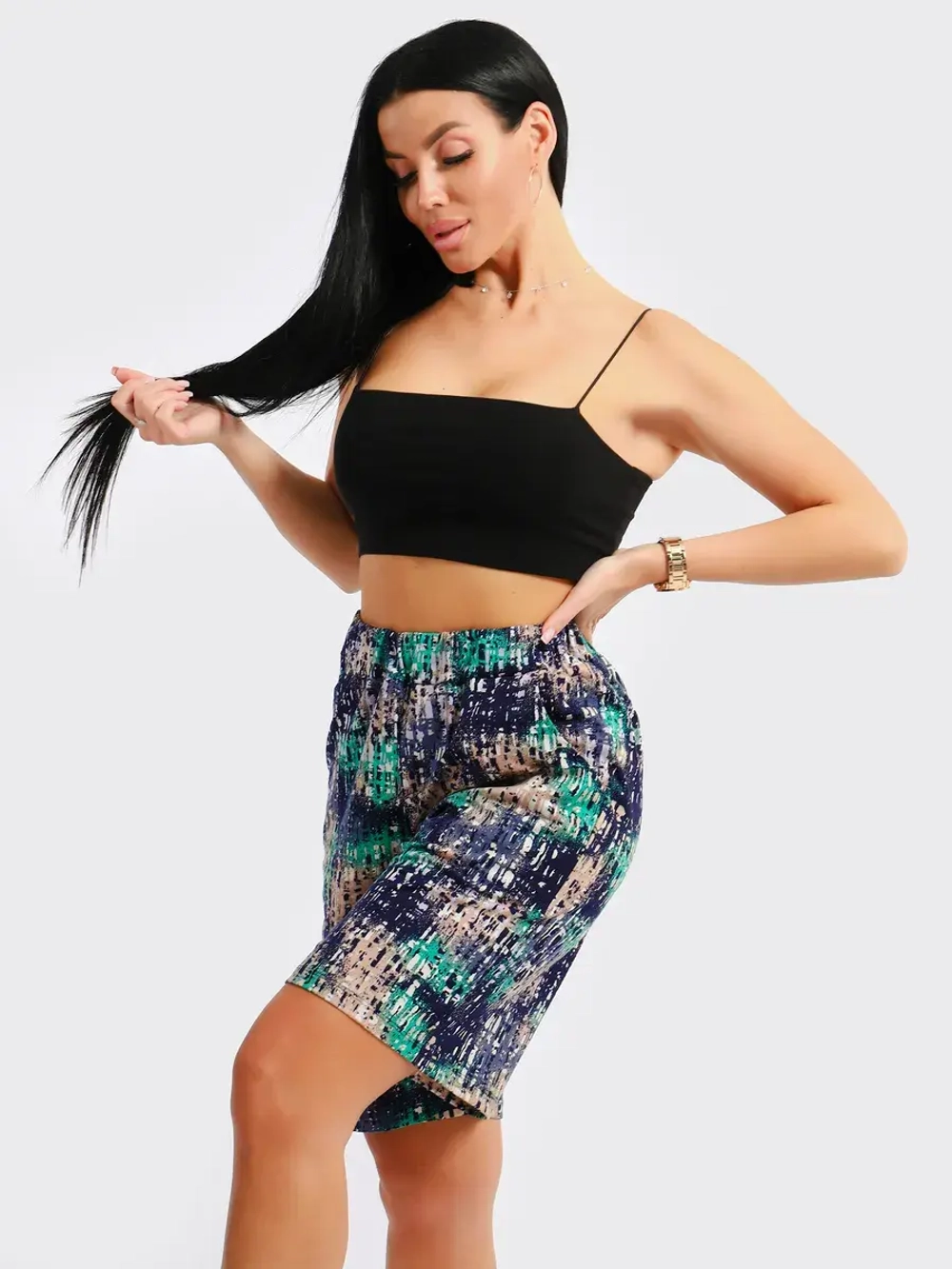 Шорты женские большие размеры