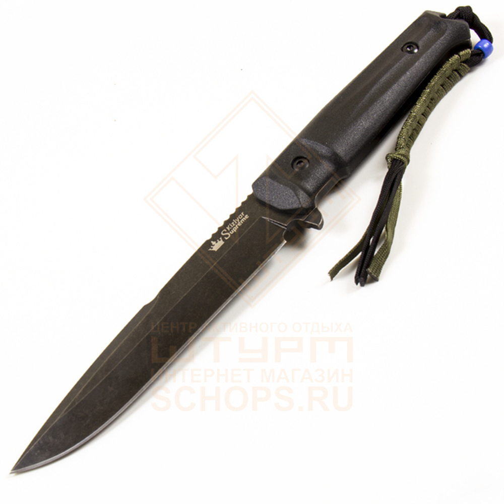 Нож Kizlyar Supreme Delta D2, Black/Black