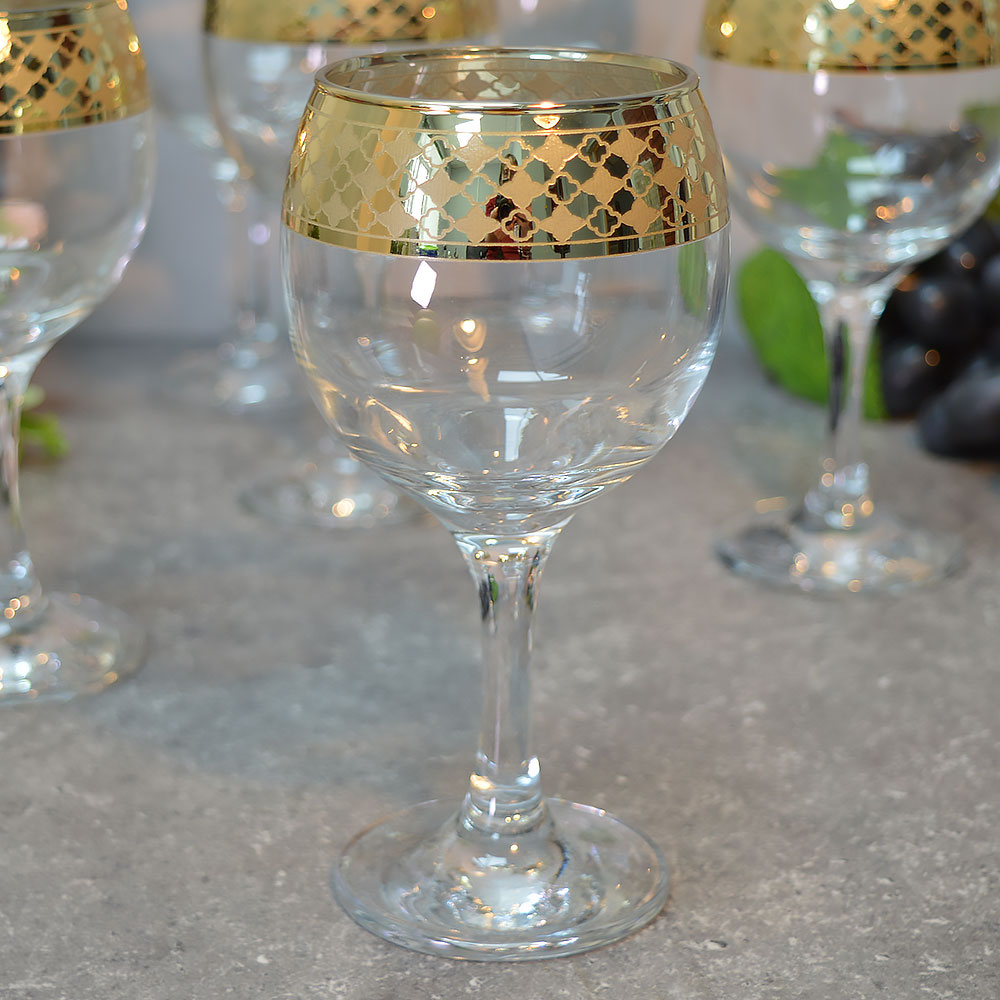 Набор бокалов для вина 6шт 260мл "Калейдоскоп"