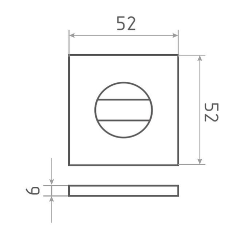 Фиксатор (завертка) BK-Q Techno Vela