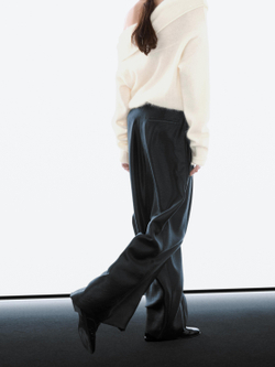 Massimo Широкие объемные брюки с вытачками, черный