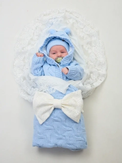 Конверт на выписку для новорожденных летний