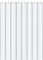 Штора для ванной 180*180"Листопад» цв.белый