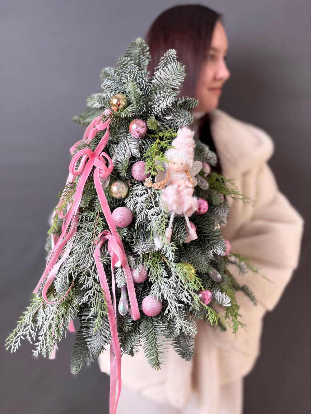 Ёлочка живая «Рождественский ангел»