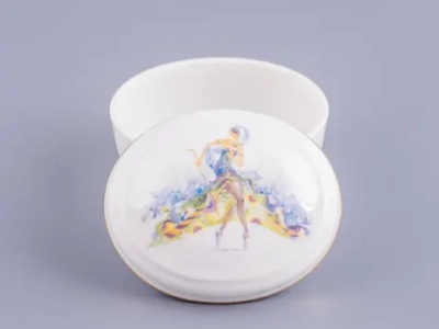 Туалетная коробочка форма Овальная рисунок Фея Карабос арт. 80.86404.00.1