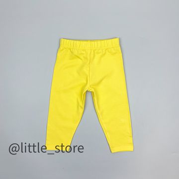 Легинсы хлопковые "One love" Желтые (малыши)