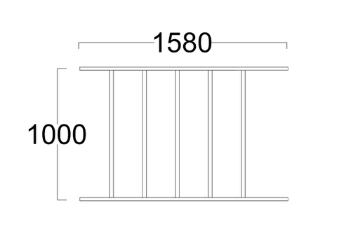 Секция ограждения площадки 25044