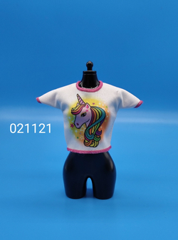 Одежда для куклы Барби футболка 021121