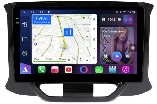 Магнитола для Lada Xray 2015-2022, Xray Cross - FarCar S400-TS18 монитор 9.5" QLED на Android 14, CarPlay, 4G SIM-слот