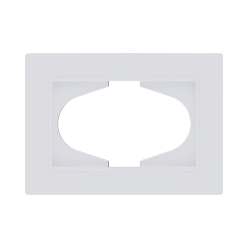 Рамка для двойной розетки, белый матовый Kollinger Eleganz Plex EP120WM