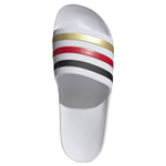 Adidas Adilette Aqua Slide Slippers Unisex White/Black/Gold