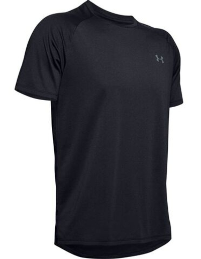 Мужская теннисная футболка Under Armour Tech 2.0 SS Tee Novelty - black