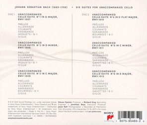 Yo-Yo Ma / Six Evolutions - Bach Cello Suites (2CD)