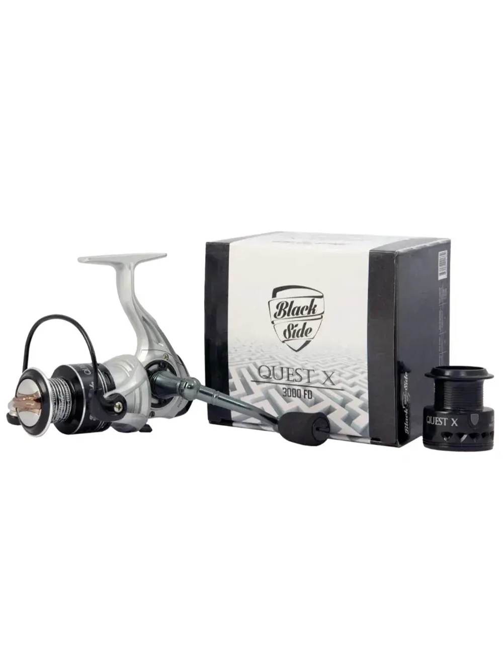 Катушка Black Side Quest X FD (5+1 подш.) для рыбалки безынерционная + шпуля