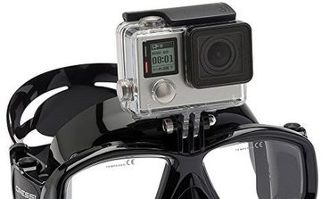 Маска Cressi Action Черно-синяя с креплением для GoPro