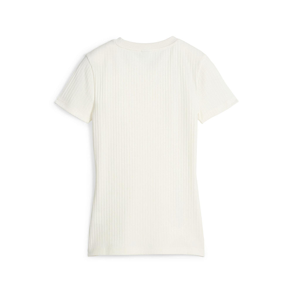Женская футболка PUMA CLASSICS Ribbed Slim Tee