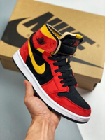 AIR JORDAN 1 HIGH ZOOM COMFORT BLACK/CHILE RED/WHITE/UNIVERSITY GOLD