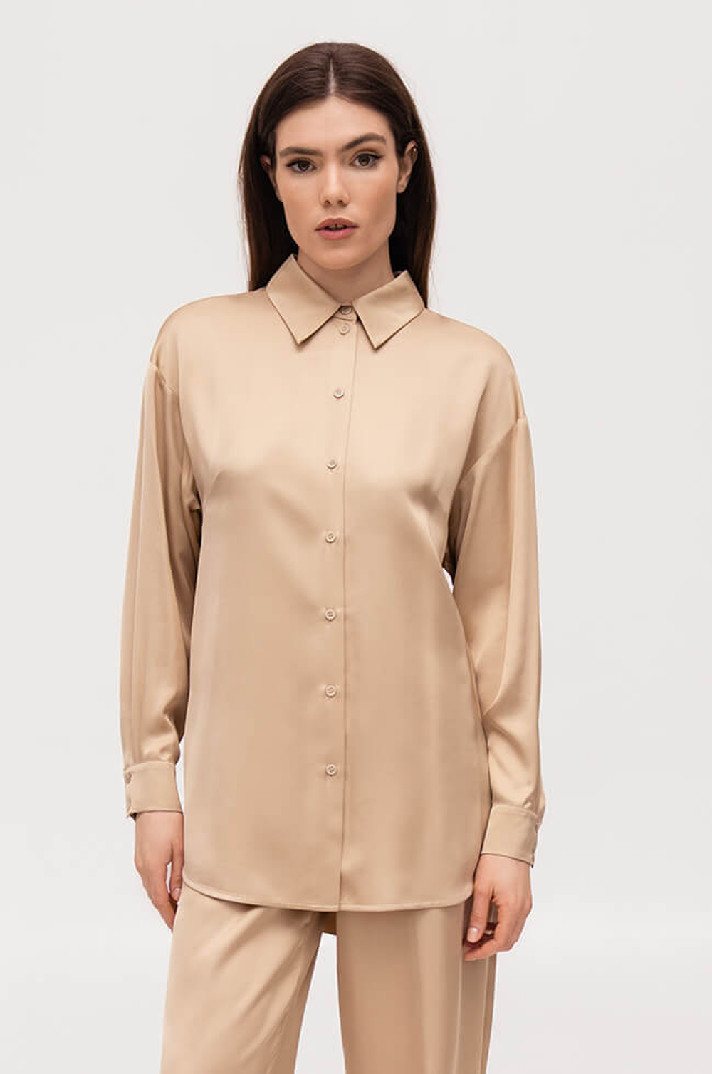 23059 Блузка женская (бежевый)